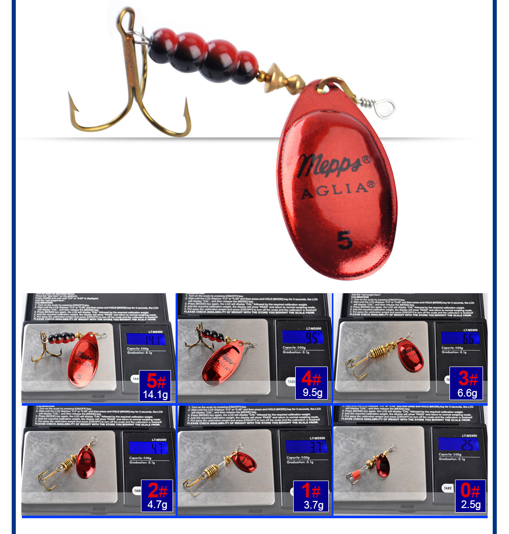 1PC-3-Color-Size0-Size5-Fishing-Hard-Lure-Bait-Leurre-Peche-Mepps-Spoon-Fishing-Tackle-Vissen-Pesca--32714459642