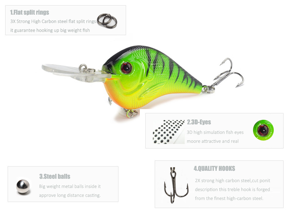 1PCS-Fishing-Lure-Deep-Swimming-Crankbait-95cm114g-Hard-Bait-5-colors-available-Tight-Wobble-Slow-Fl-32392852119