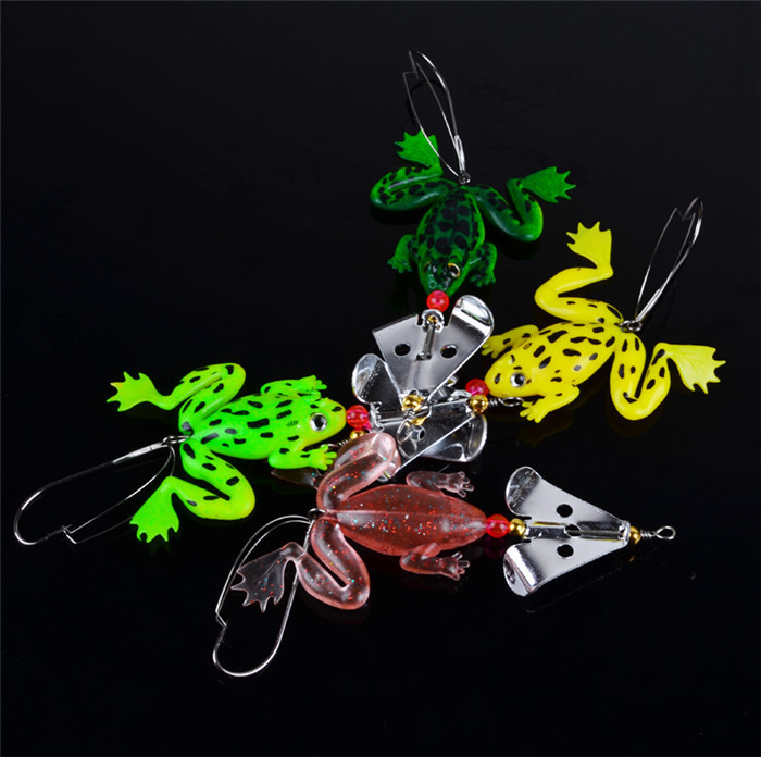 2014-New-frogs-Fishing-Lure-Set-4pcsLOT-Rubber-Soft-Fishing-Lures-Bass-SpinnerBait-spoon-Lures-carp--32419217412