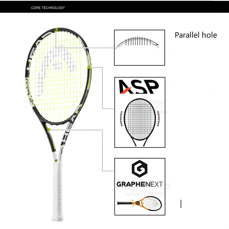 2016NewHeadXtSpeedMpprompasrev-proDjokovicL5TennisRacketGraphenextTechnologyforpro-32795135146