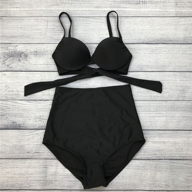 2017-Hot-Retro-Black-Swimsuit-Underwire-Push-Up-High-Waist-Bikini-Set-Sexy-Women-Swimwear-High-Waist-32581687272