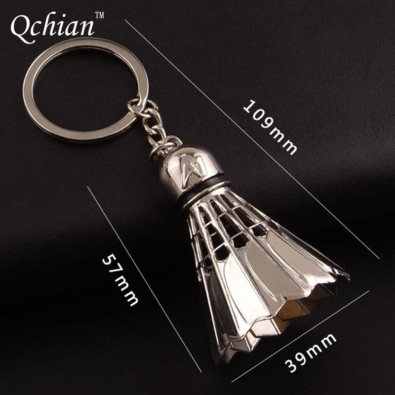 2017-New-Arrival-Sports-Badminton-Ball-Stainless-Steel-Metal-Keychain-Key-Chains-Ring-Holder-for-Men-32796405585
