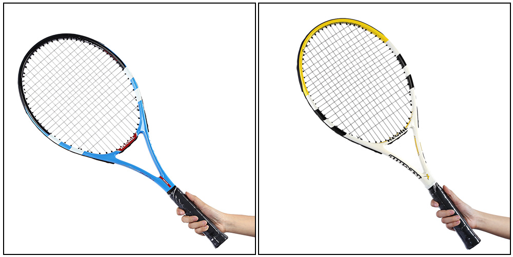 2ColorsREGAILTennisRacketRaqueteDeTennisCarbonAluminumAlloyFrameRegularGradeUnisexTennisRacketCellosilkThread-32695467923