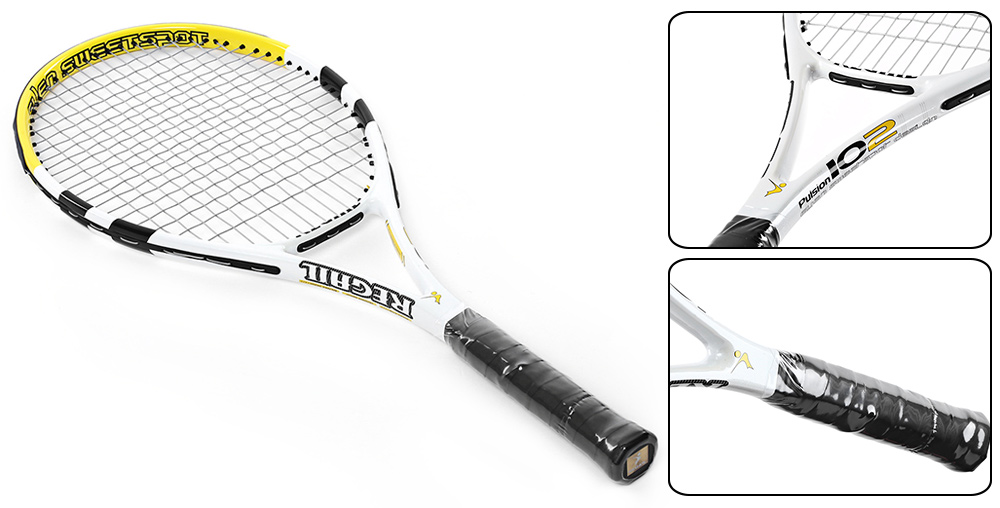 2ColorsREGAILTennisRacketRaqueteDeTennisCarbonAluminumAlloyFrameRegularGradeUnisexTennisRacketCellosilkThread-32695467923