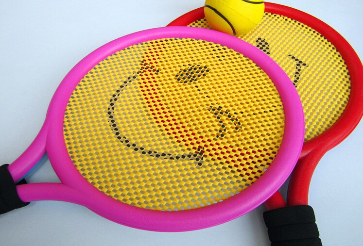 2Racketand2ballsafetykidschildchildrentennistoysbaubleoutdoorsportsplaygame-32608831155