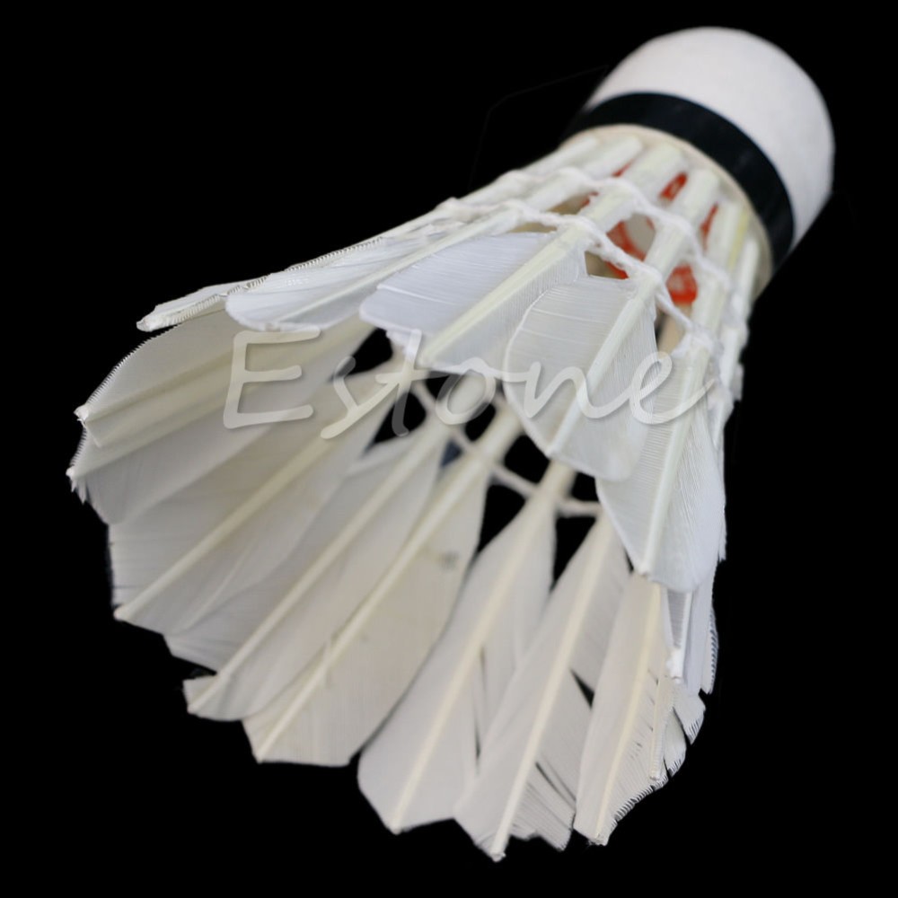 3pcs-Training-White-Goose-Feather-Shuttlecocks-Badminton-Game-Sport-Competition-32598942424