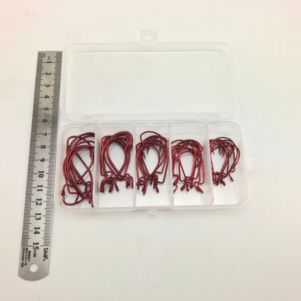 50-Pcsbox-Fishing-Hooks-Red-Crank-Hook-Lure-Soft-Bait-Texas-Rig-Fishhook-Size-1-3-High-Carbon-Steel--32794658510