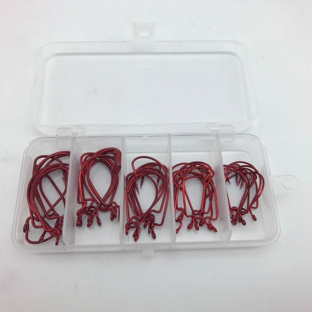 50-Pcsbox-Fishing-Hooks-Red-Crank-Hook-Lure-Soft-Bait-Texas-Rig-Fishhook-Size-1-3-High-Carbon-Steel--32794658510