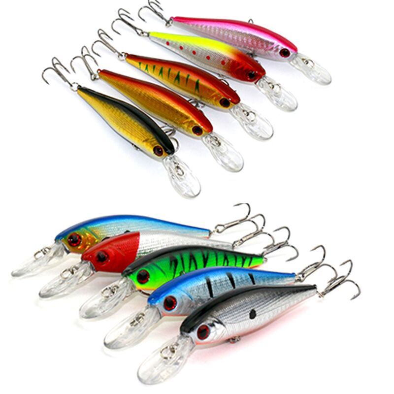 ANZHENJI-10pcs-Fishing-Lure-Deep-swim-hard-bait-fish-105CM-10G-artificial-baits-minnow-fishing-wobbl-32691211882