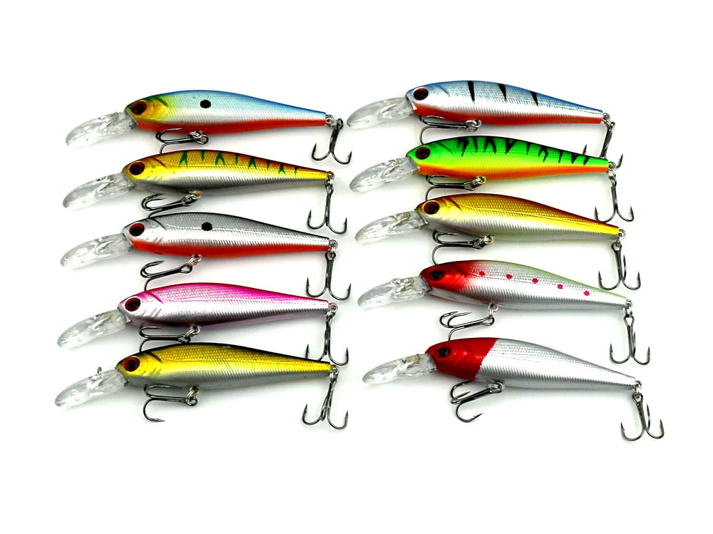 ANZHENJI-10pcs-Fishing-Lure-Deep-swim-hard-bait-fish-105CM-10G-artificial-baits-minnow-fishing-wobbl-32691211882