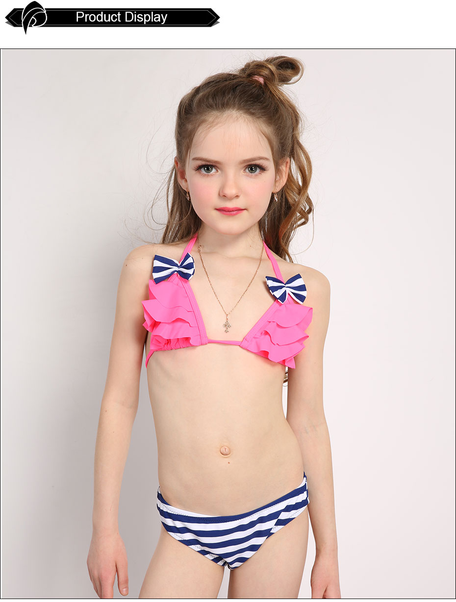 Andzhelika-2017-New-Bikinis-Set-Children39s-Swimsuit-Cute-Bow-Solid-striped-Bottom-Girls-Swimwear-Sw-32794127546