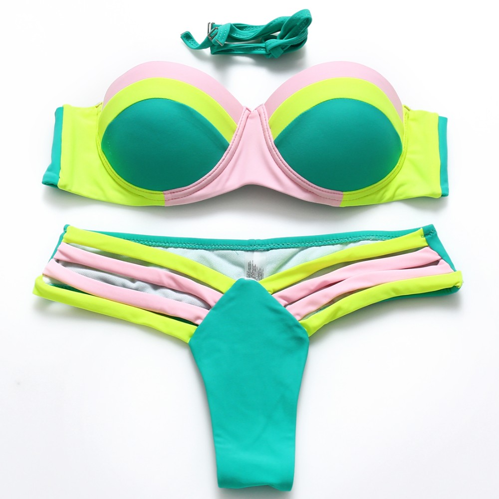 BANDEA-2016-Sexy--Women-Push-UP-Bikini-Brazilian-Patchwork-Swimwear-Neon-Color-Bathing-suits-Swimsui-32307355005