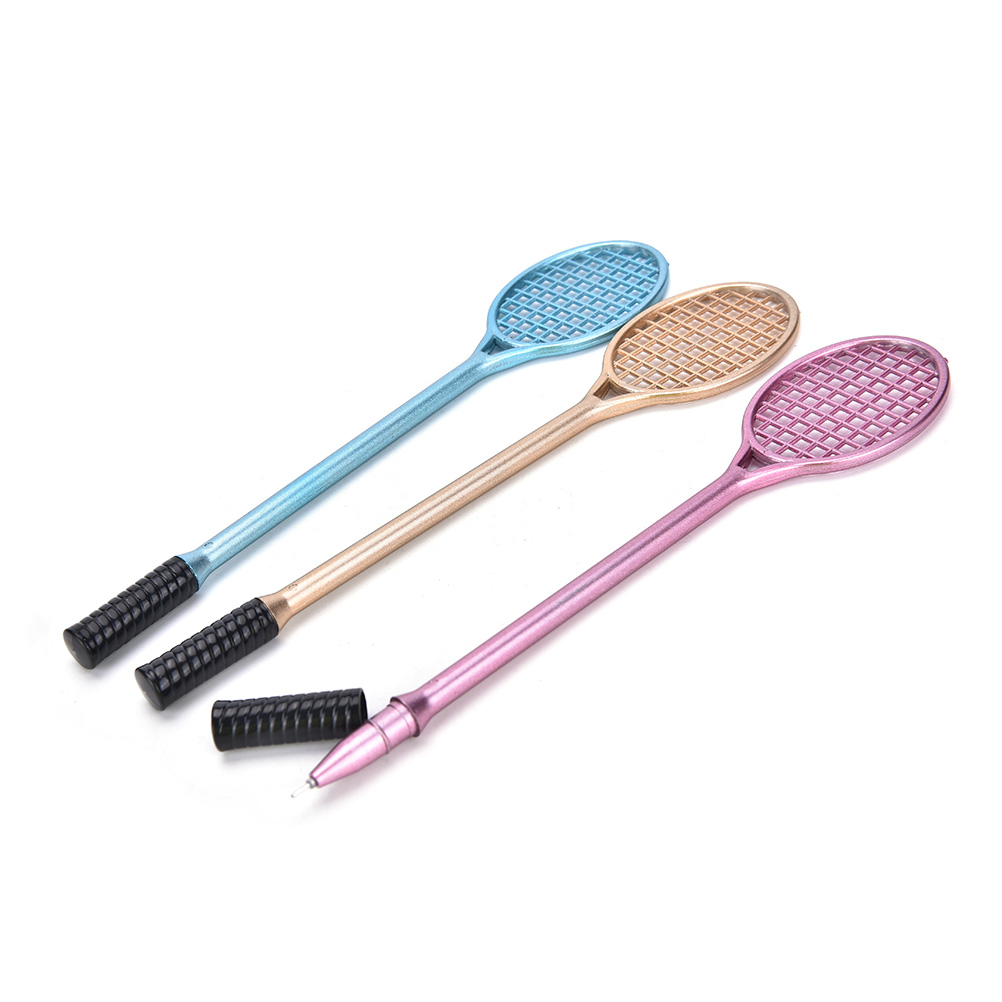 Creative-badminton-racket-neutral-pen-creative-cartoon-stationery-kawaii-school-Office-writing-suppl-32793648485