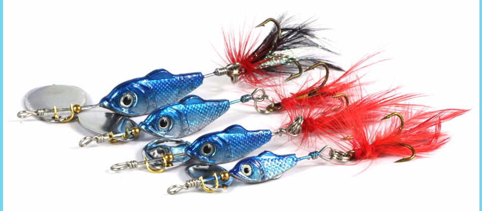 DAGEZI-Blue-Metal-Sequins-Fishing-Lure-Spoon-Lure-with-Feather-Noise-Paillette-Hard-Baits-with-Trebl-32713611315