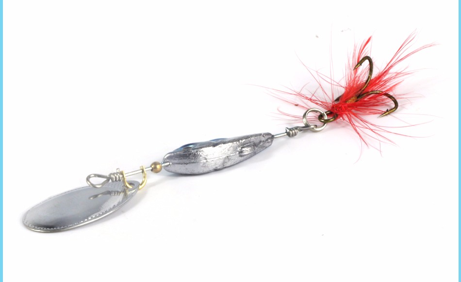 DAGEZI-Blue-Metal-Sequins-Fishing-Lure-Spoon-Lure-with-Feather-Noise-Paillette-Hard-Baits-with-Trebl-32713611315