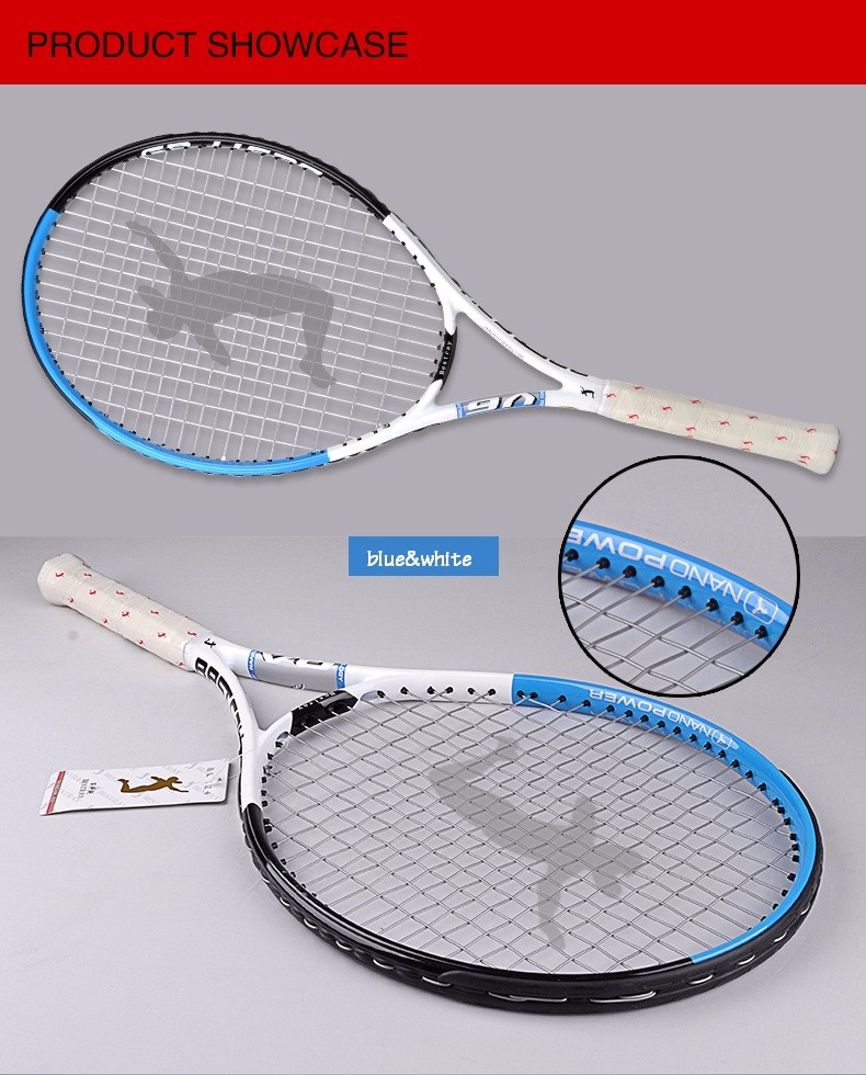 FreeShipNewJuniorHighQualityTennisRacquetTrainingRacketsforManandWomenTennisRacketsK--R0001-32761494126