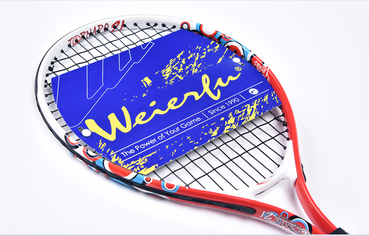 Freeofshipping21InchNewJuniorTennisRacketKidsAlumiumConstructionForTrainingRedColoredWithCoverPack-32670663156