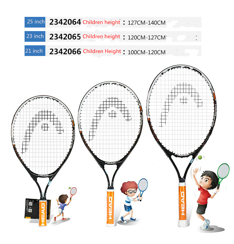 Head212325InchJuniorCarbonFiberTennisRacquetTrainingRacketforKidsYouthChildrensTennisRacketsWithbagcover-32795115549