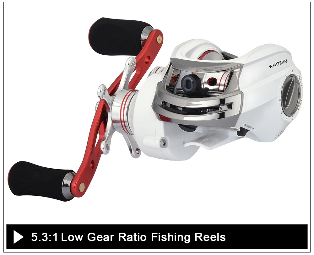KastKing-Whitemax-8KG176LB-Dual-Brake-System-Fishing-Reel-12-Ball-Bearings-531-Perfect-Low-Gear-Rati-32796959847