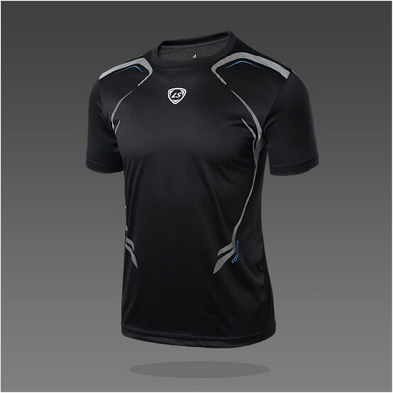 LUCKY-SAILING-men-Tennis-t-shirt-sports-series-wicking-Running-sports-tops-badminton-men39s-t-shirt--32735344824