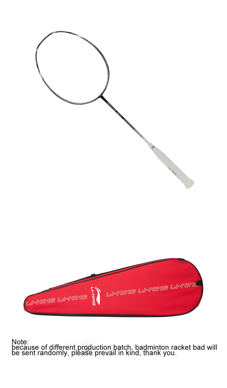 Li-Ning-90TD-White-Green-Badminton-Racket-Carbon-Single-Racket-AYPK016-ZYF127-32789712162