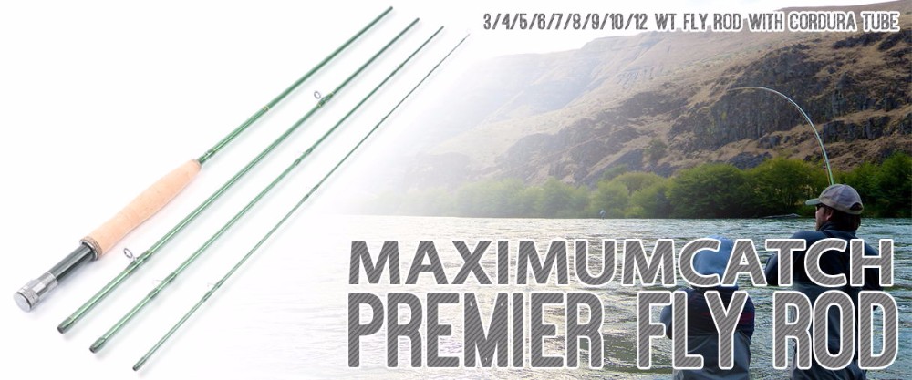 Maximumcatch-10FT-3WT-4PCs-Nymph-Fly-Fishing-Rod-Graphite-Carbon-Fiber-with-Cordura-Tube-32760499366