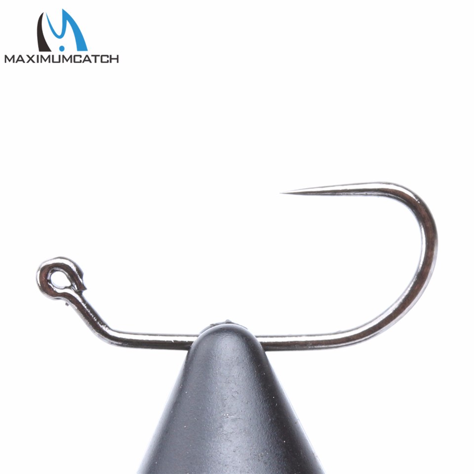 Maximumcatch-Fly-hook-100pcslot-Fish-Friendly-Barbless-Jig-Hooks-Forged-Black-Nickle-MC-5220-12-14-1-32764683800