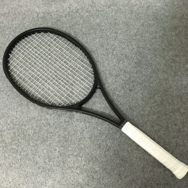 NEWcustoms100carbonfibertennisracketTaiwanOEMqualitytennisracquet315gFedererblackracket-32800271821