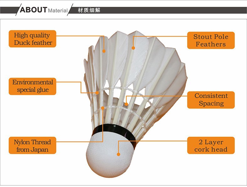 Original-RSL-badminton-shuttlecock-RSL-5-Feather-ShuttlecockBest-Durability-top-grade-duck-feather-s-32286137976