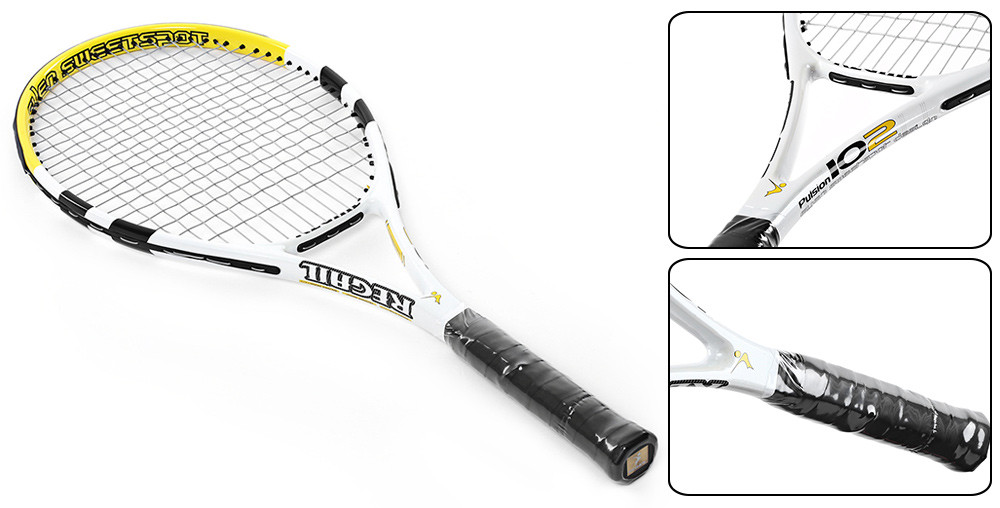 REGAILDurableTennisRacketCarbonAluminumAlloyFrameProfessionalTennisRacketSuitableTennisInitialTrainingMenWomen-32667788339