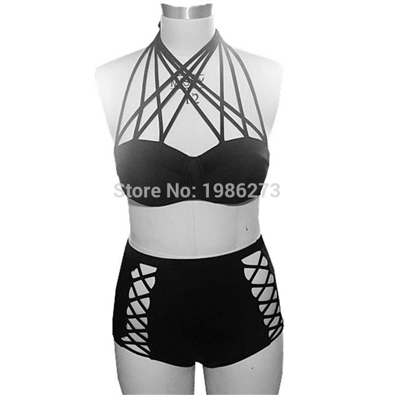 S--XL-Summer-2016-New-EuropeBlack-Sexy-Halter-Swimwear-Women-swimwear--Mesh-high-waist-Bangsheng-bik-32675773832