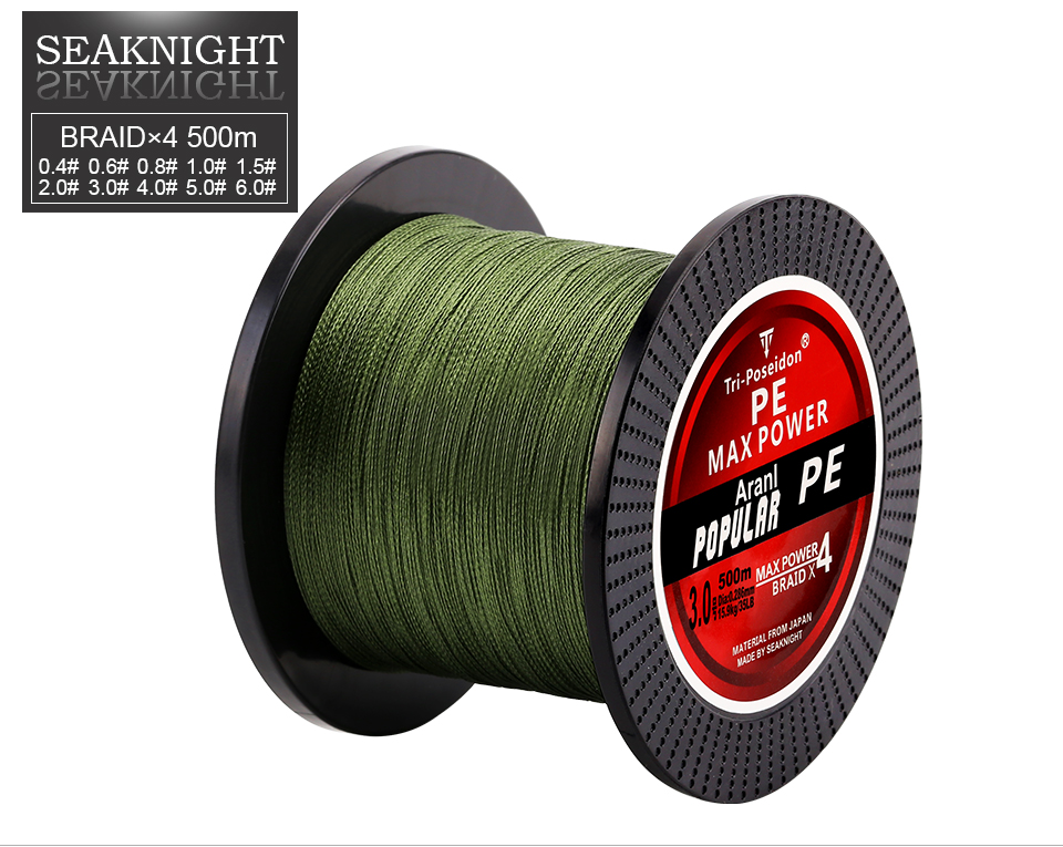 SeaKnight-500M547Yards-Super-PE-Braided-Multifilament-Fishing-Line-8LB-10LB-20LB-30LB-40LB-60LB-Bran-32798682414