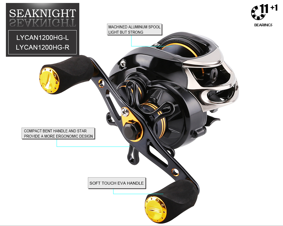 SeaKnight-LYCAN-12BB-Baitcasting-Fishing-Reel-701-Baitcasting-Reel-Fishing-Magnetic-Brake-System-Car-32796223324