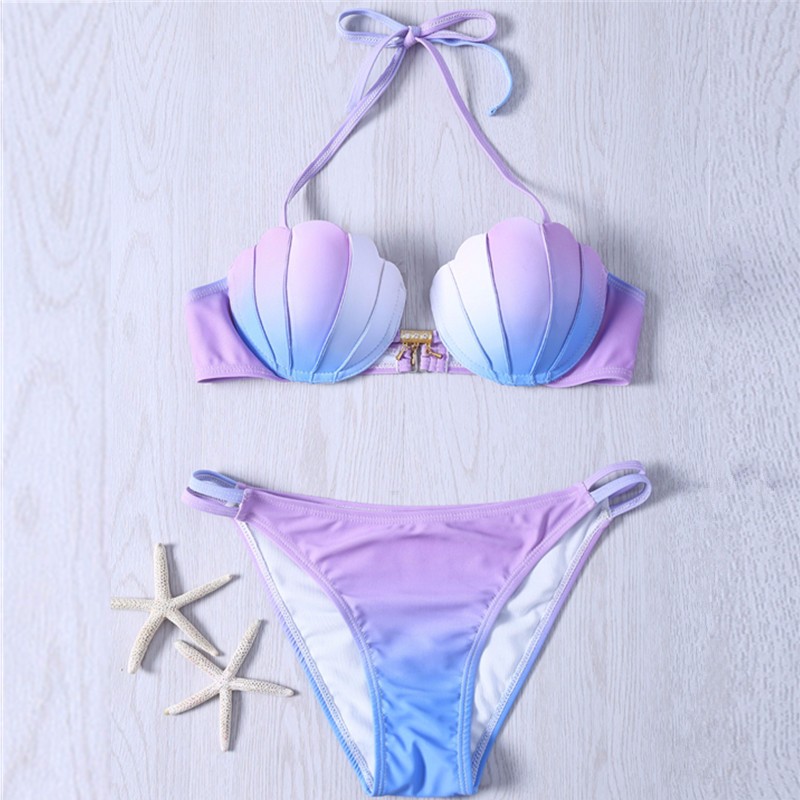 Sexy-Bikini-2017-Classic-Shell-Bikinis-Set-Tankini-Beachwear-Monokini-Swimwear-Women-Swimsuit-Push-U-32698030795