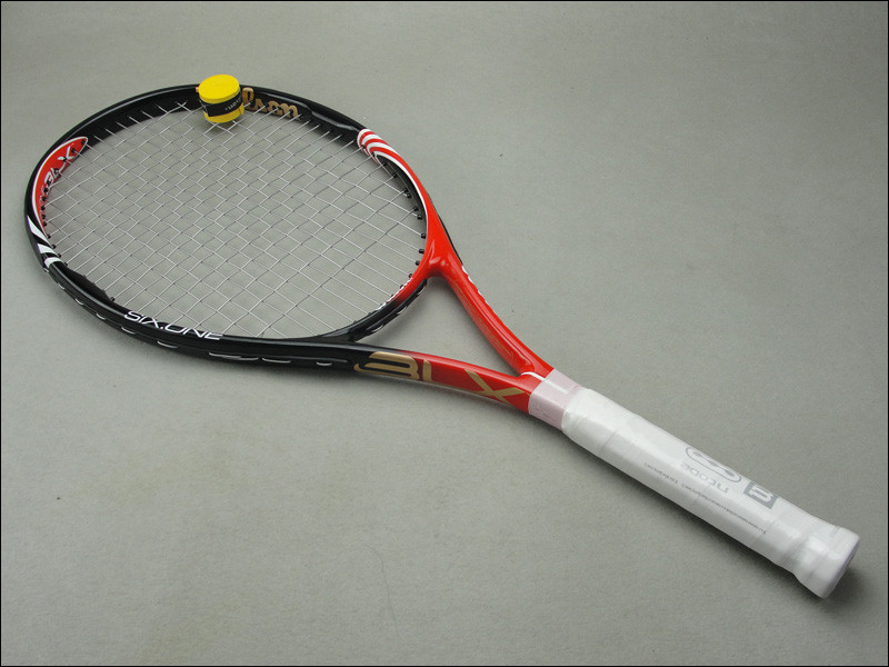 SixoneProopenFourTennisracketCarbonfiberTennisRacquetsStrungRacketwithCoverBagGripSizeL2414-32769793299