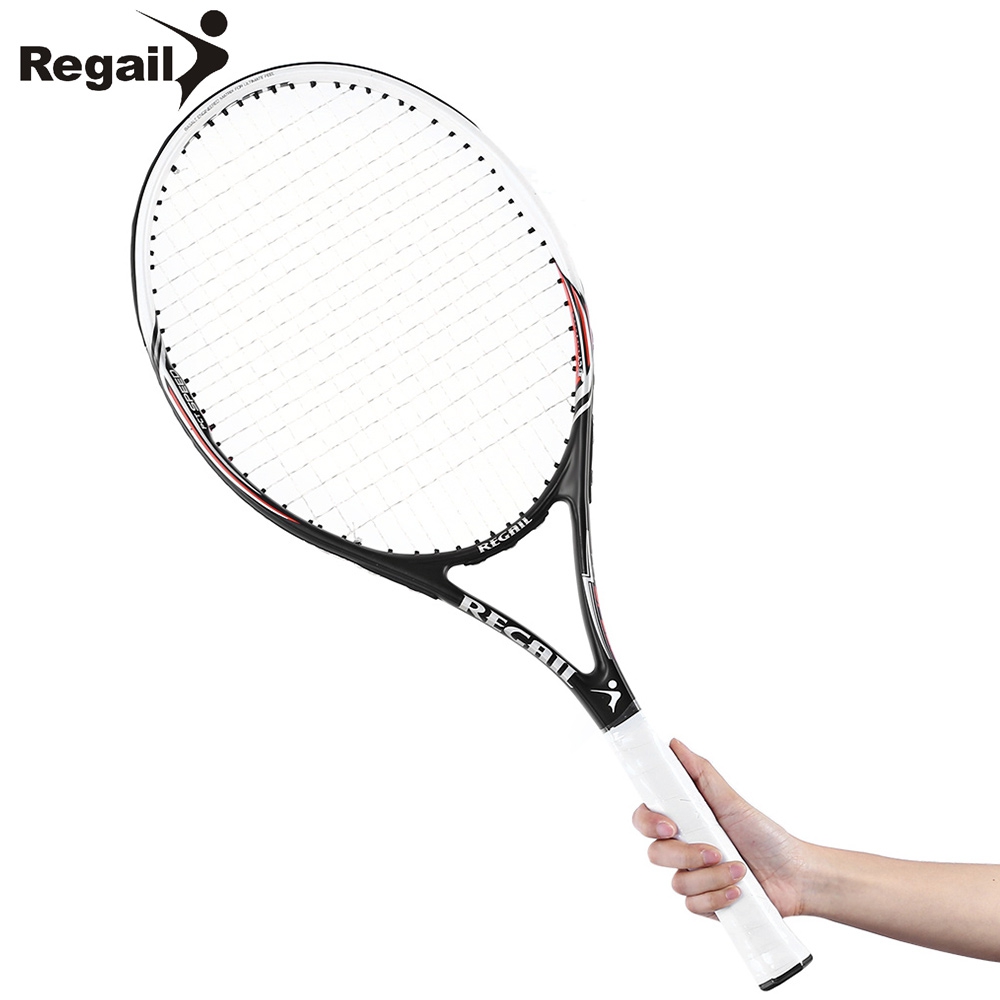 TennisCompetitiveTrainingRacketWire-woveStringsShockReduceRacketGoldenMenWomenRegularGradeTennisRacket-32803911504