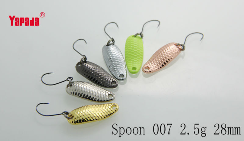 YAPADA-Spoon-007-Loong-Scale-25g-28mm-6pcslot-6-colors-Metal-Spoon-Fishing-Lures-1816839139