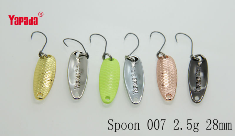 YAPADA-Spoon-007-Loong-Scale-25g-28mm-6pcslot-6-colors-Metal-Spoon-Fishing-Lures-1816839139