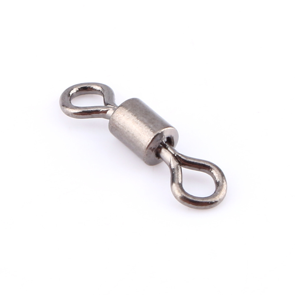 100 Pcs 12mm High Tensile Strength A shape Barrel Bearing Swivel Solid ...