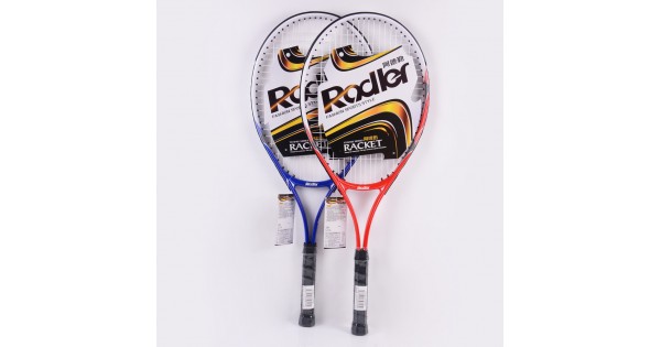 Blue Mix Red Racket Blue Red Two colors Tennis Raquete And 1 piece Tennis Balls Hot Sales ...