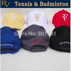 Free Shipping -RF roger federer tennis hat. tennis cap , tennis racket hat