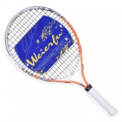 Free of shipping 23Inch New Junior  Tennis Racket Alumiun Construction For Training Orange Colored With Cover Pack 