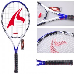 Free shipping 1 piece full 100% carbon-titanium graphite tennis racket blue color tennis racquet tennis racket 0832
