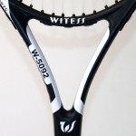 Vitesse /WITESS carbon composite tennis racket and comprehensive type (beginner has worn W-5092 black and white line)